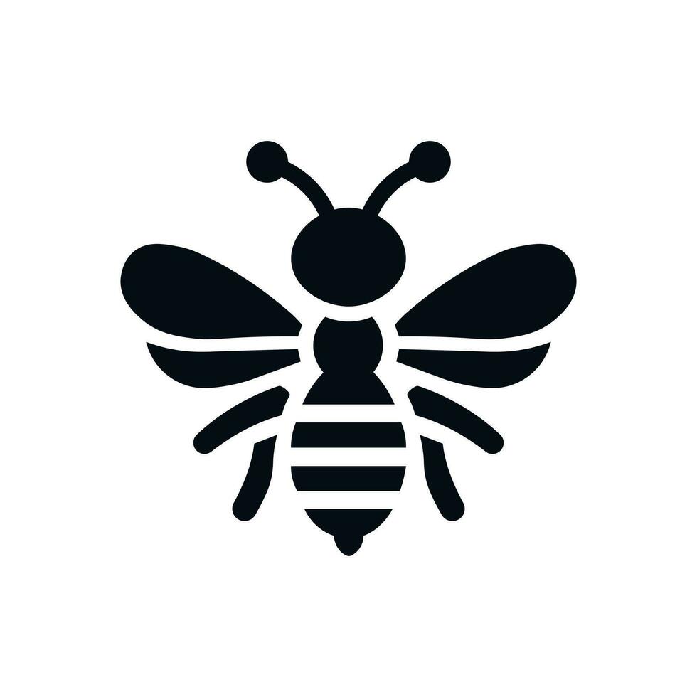 kreativ Biene Symbol. Hummel, Honig Herstellung Konzept. isoliert Vektor Logo Illustration