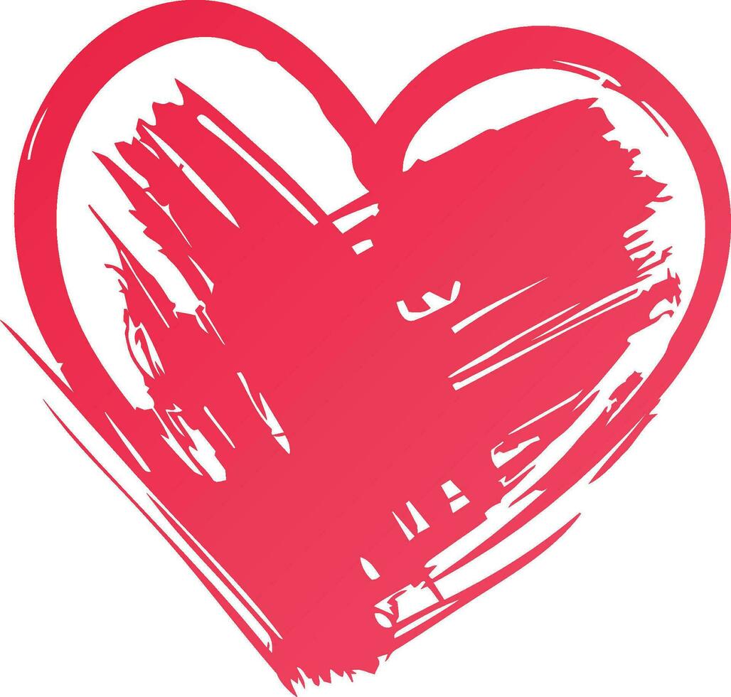 ai generiert Herz Gradient Valentinstag Vektor Symbol