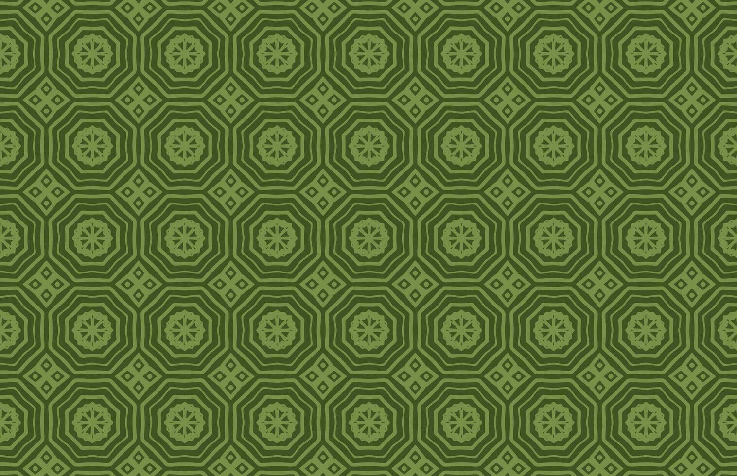 Jahrgang dekorativ Grün Fliese Muster vektor