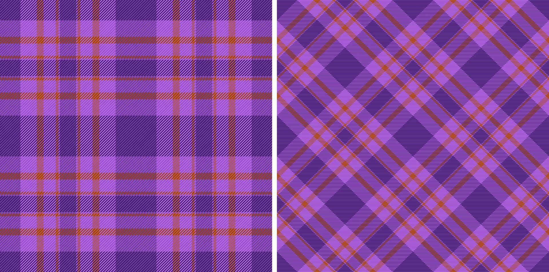 sömlös pläd textil- av tyg mönster textur med en vektor tartan bakgrund kolla upp. uppsättning i trender färger. klassisk garderob väsentliga för tidlös stil.