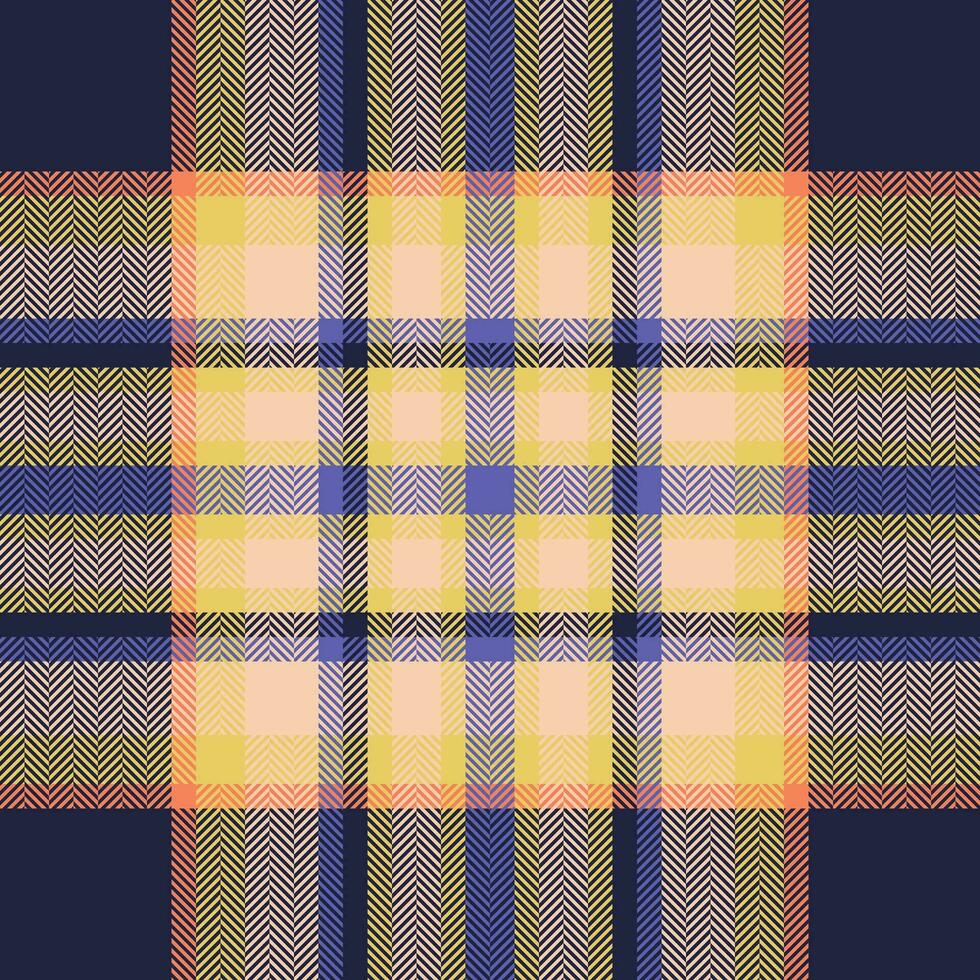 pläd kolla upp mönster. sömlös tyg textur. tartan textil- skriva ut. vektor