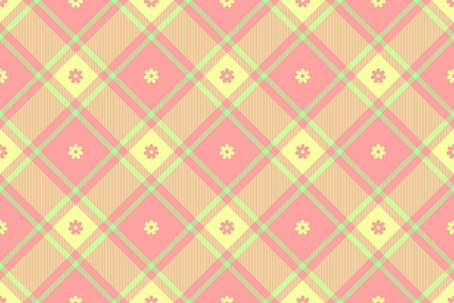 Frühling Gingham Muster, nahtlos überprüft Plaids. Pastell- vichy Hintergrund zum Tischdecke, Serviette, Kleid, Ostern Urlaub Textil- Design. vektor