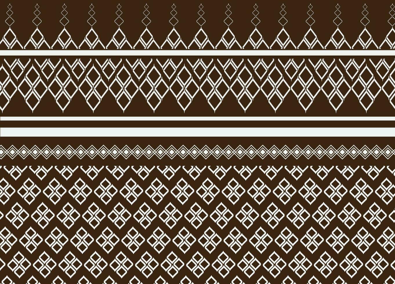 etnisk stam- tyg textil- traditionell sömlös mönster abstrakt geometrisk bakgrund vektor