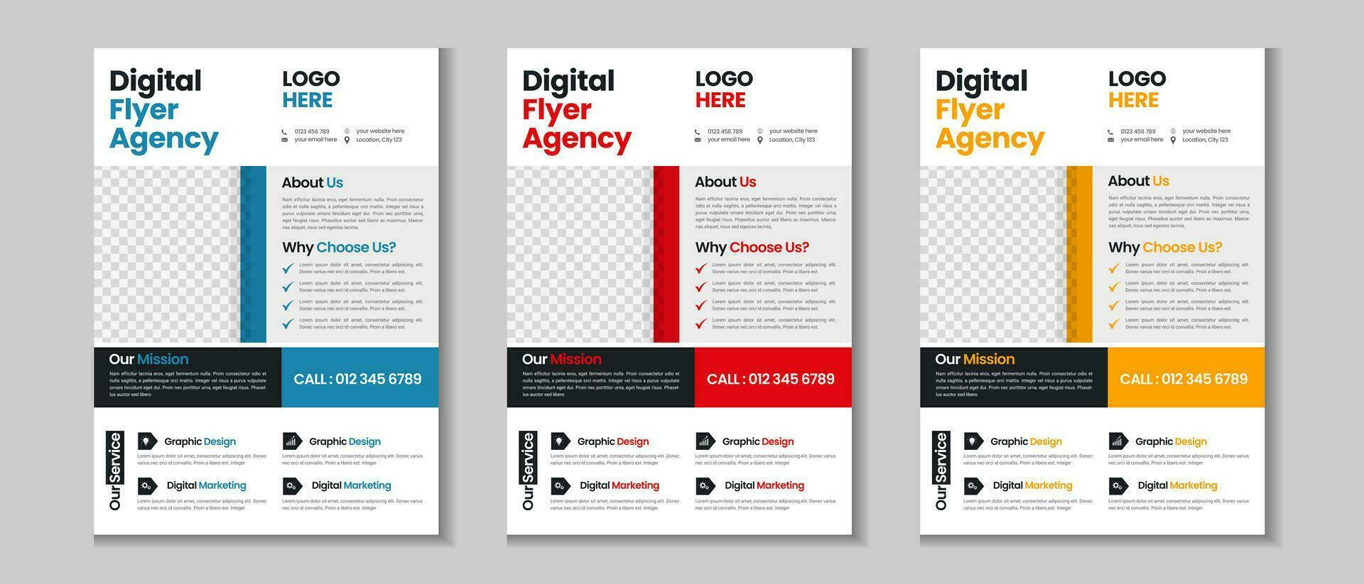 Geschäft Flyer Sammlung, korporativ Poster, Flyer bündeln, Flyer Broschüre Design, jährlich Bericht, Vorschlag, Flugblatt, Unternehmen Profil, Digital Marketing Poster und a4 Layout mit Attrappe, Lehrmodell, Simulation vektor