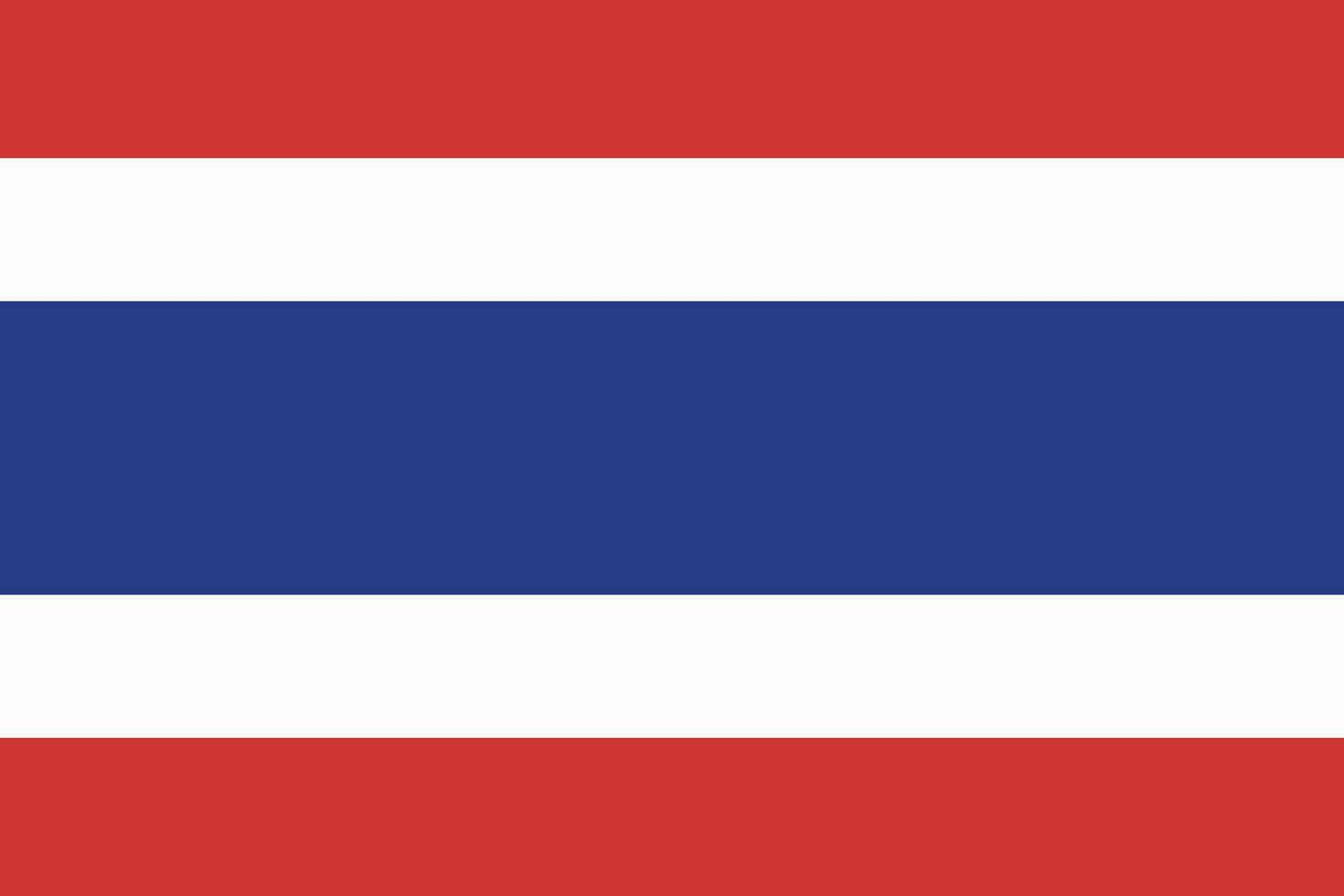 thailand flagga nationell emblem grafisk element illustration vektor