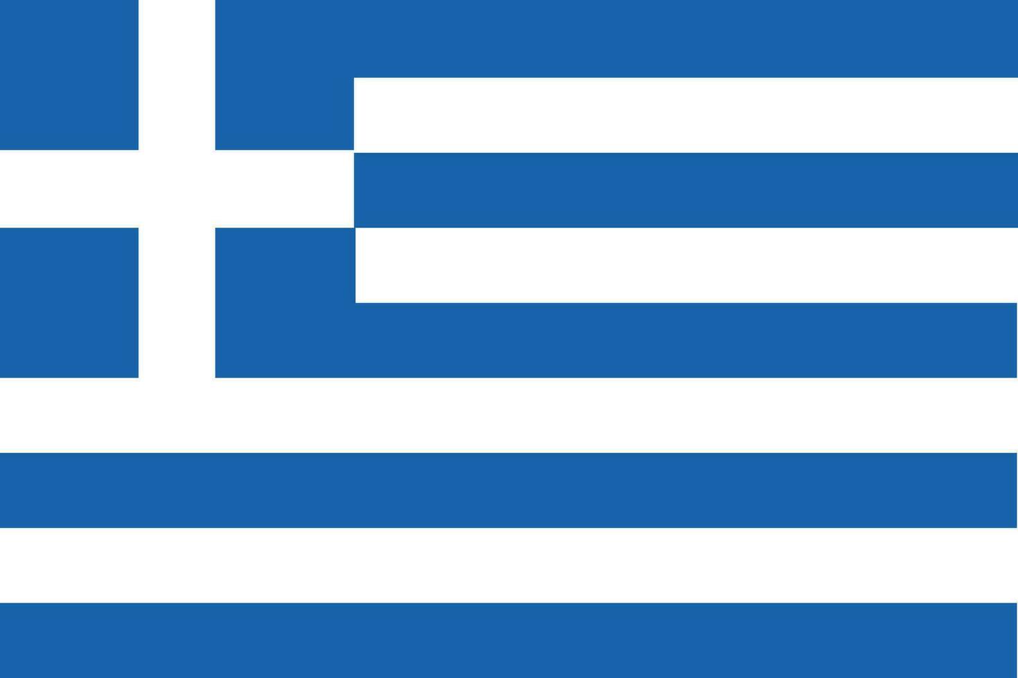 Griechenland Flagge National Emblem Grafik Element Illustration vektor