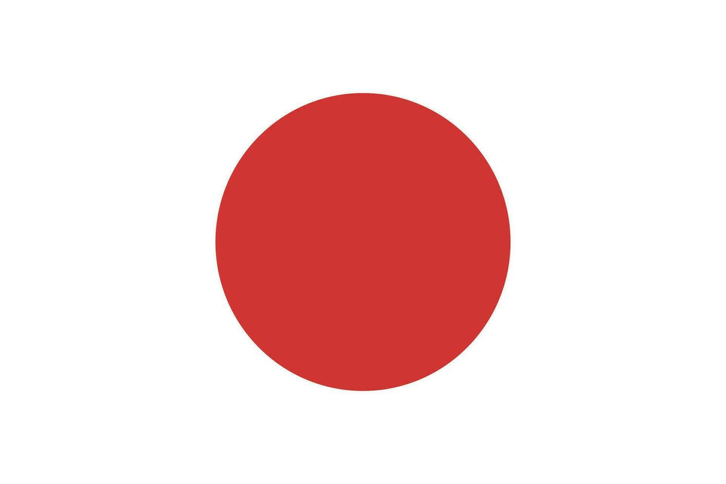 Japan Flagge National Emblem Grafik Element Illustration vektor