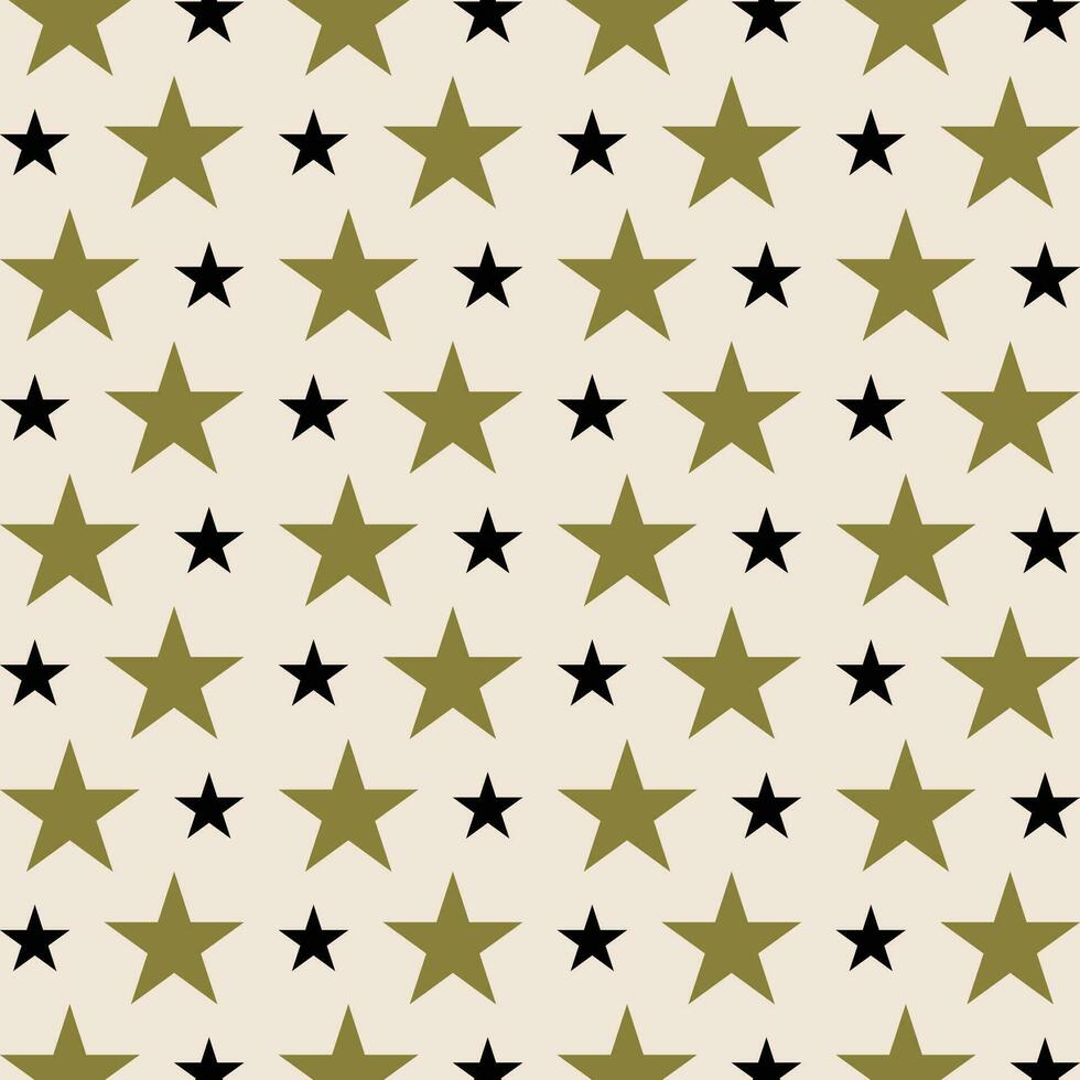 Star neutral Farbe wiederholen modisch Muster Vektor Illustration Hintergrund