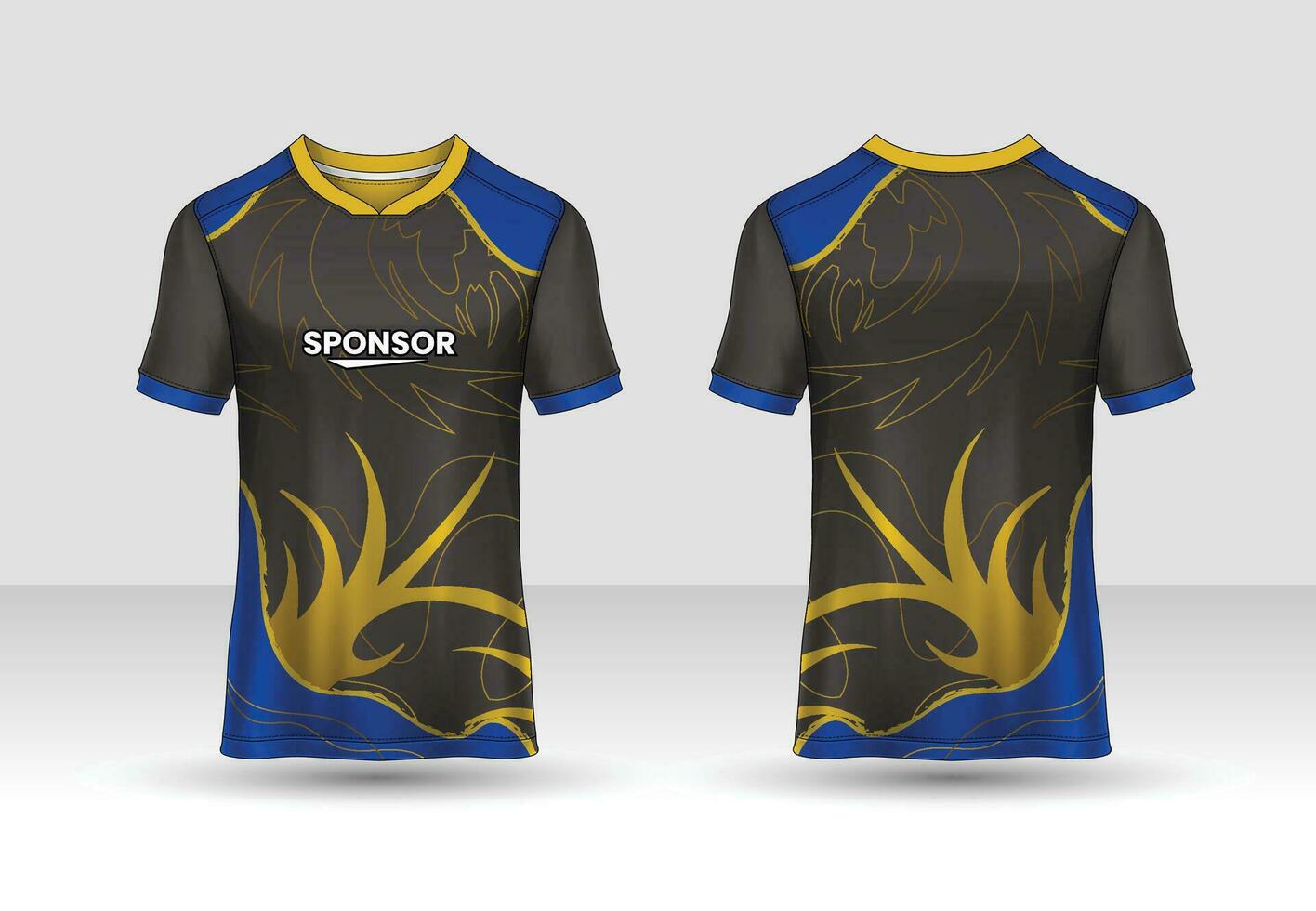 sporter jersey och t-shirt mall sporter jersey design vektor. sporter design för fotboll, tävlings, gaming jersey. vektor