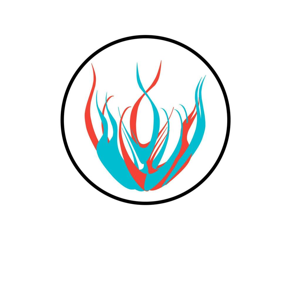 en logotyp för en företag den där gör brand vektor