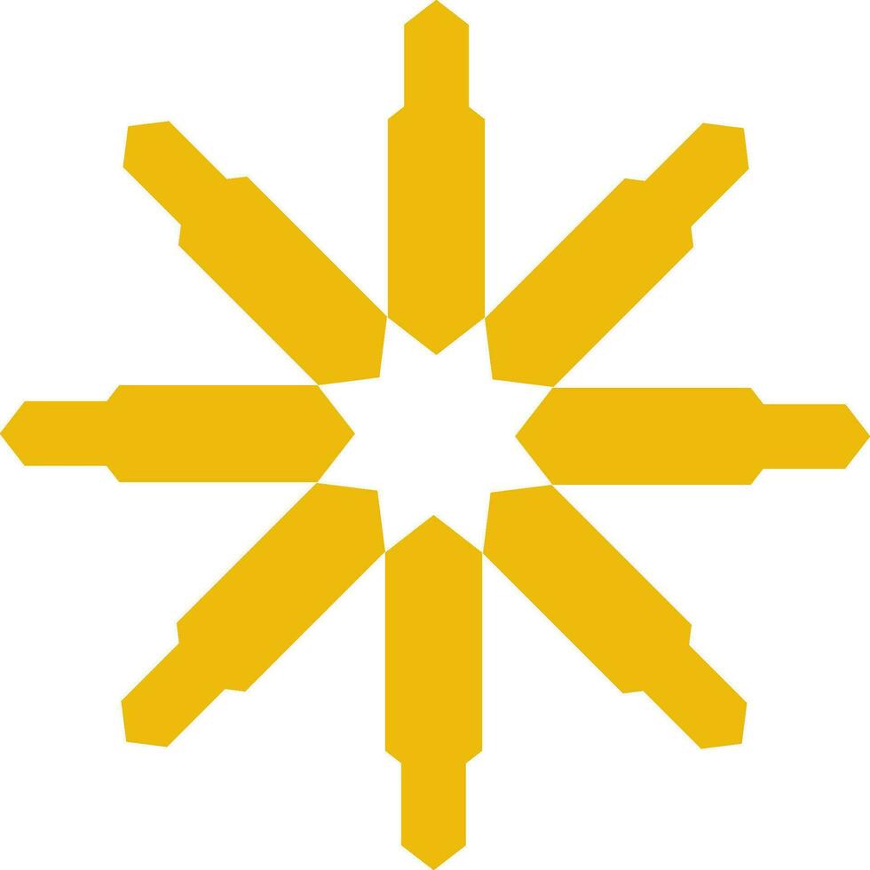 abstrakt prydnad logotyp ikon vektor element