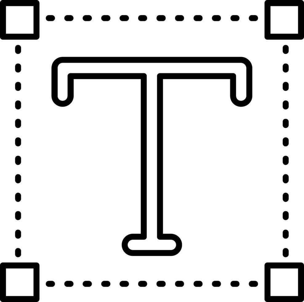 Schriftzeilensymbol vektor