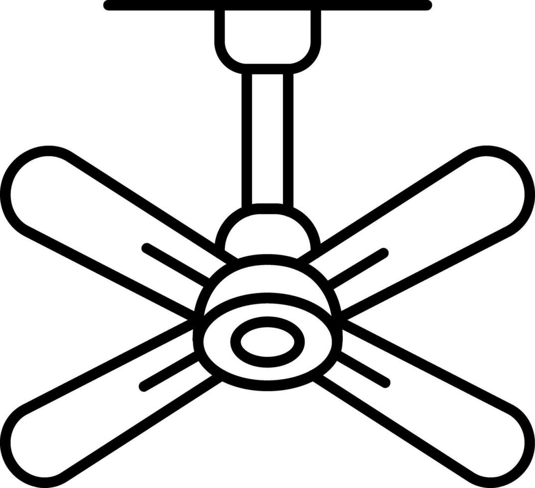 Fan-Line-Symbol vektor