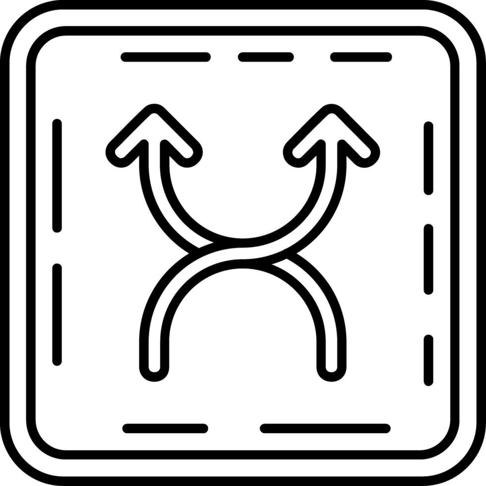 Shuffle-Line-Symbol vektor