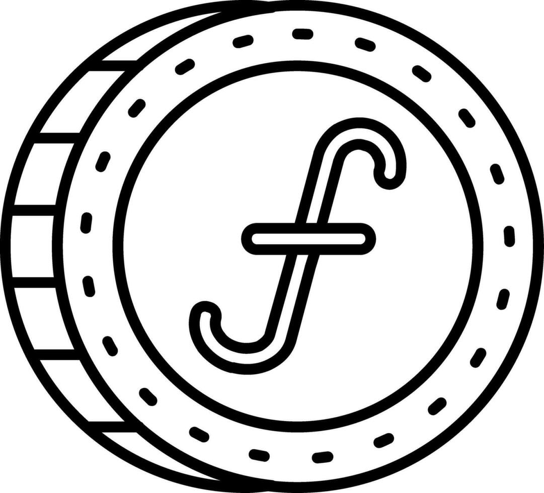 Symbol für die Guldenlinie vektor