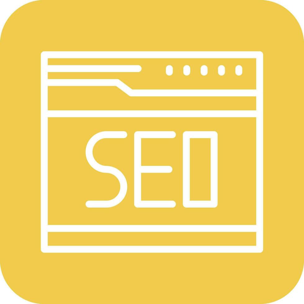 Webseite SEO Vektor Symbol