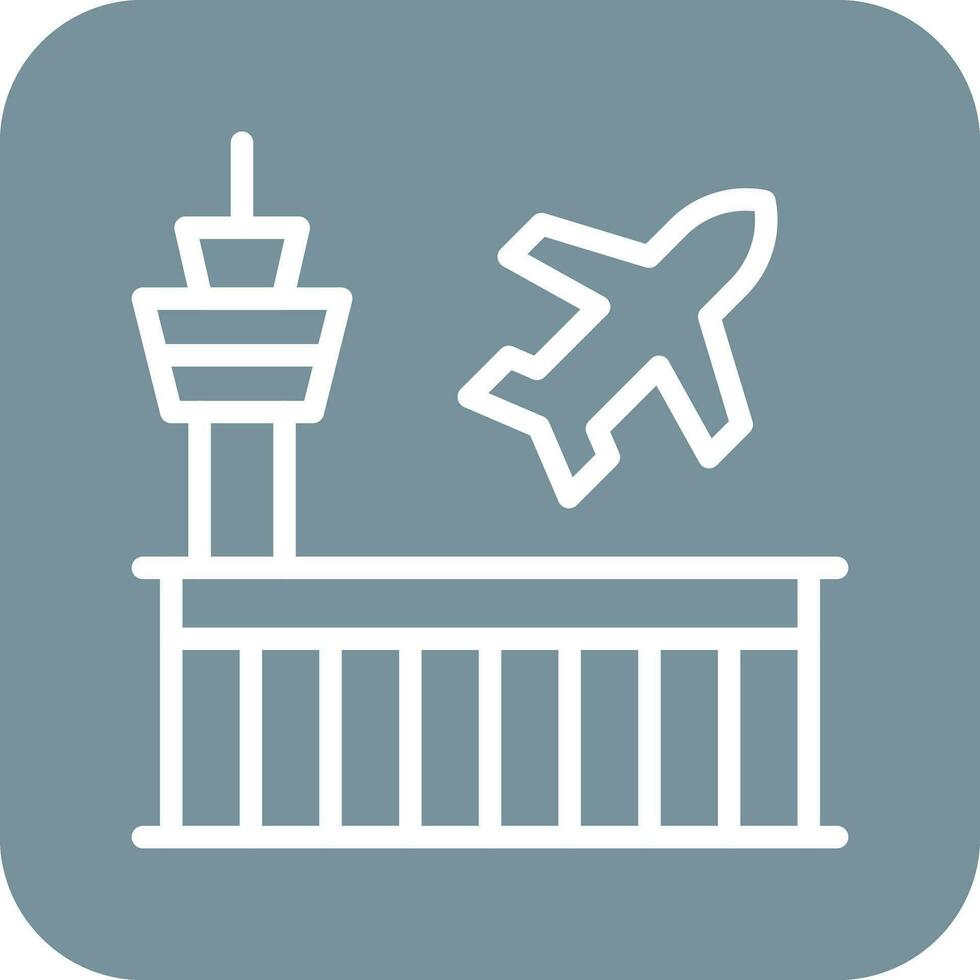 Flughafen-Vektor-Symbol vektor