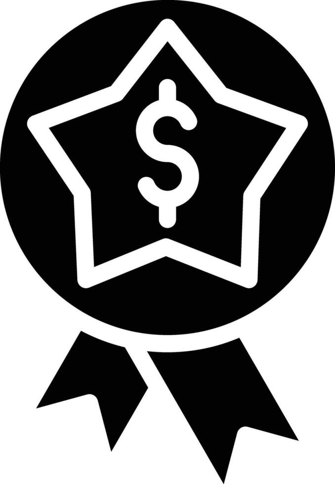 Geld Abzeichen Vektor Symbol