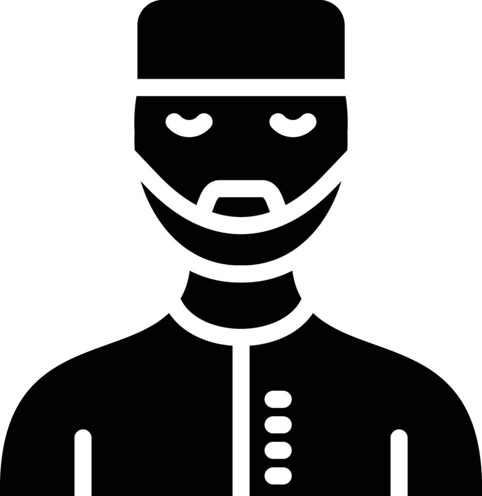 Muslim Mann Vektor Symbol