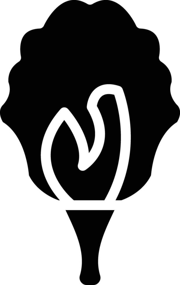 Erbse Blume Vektor Symbol