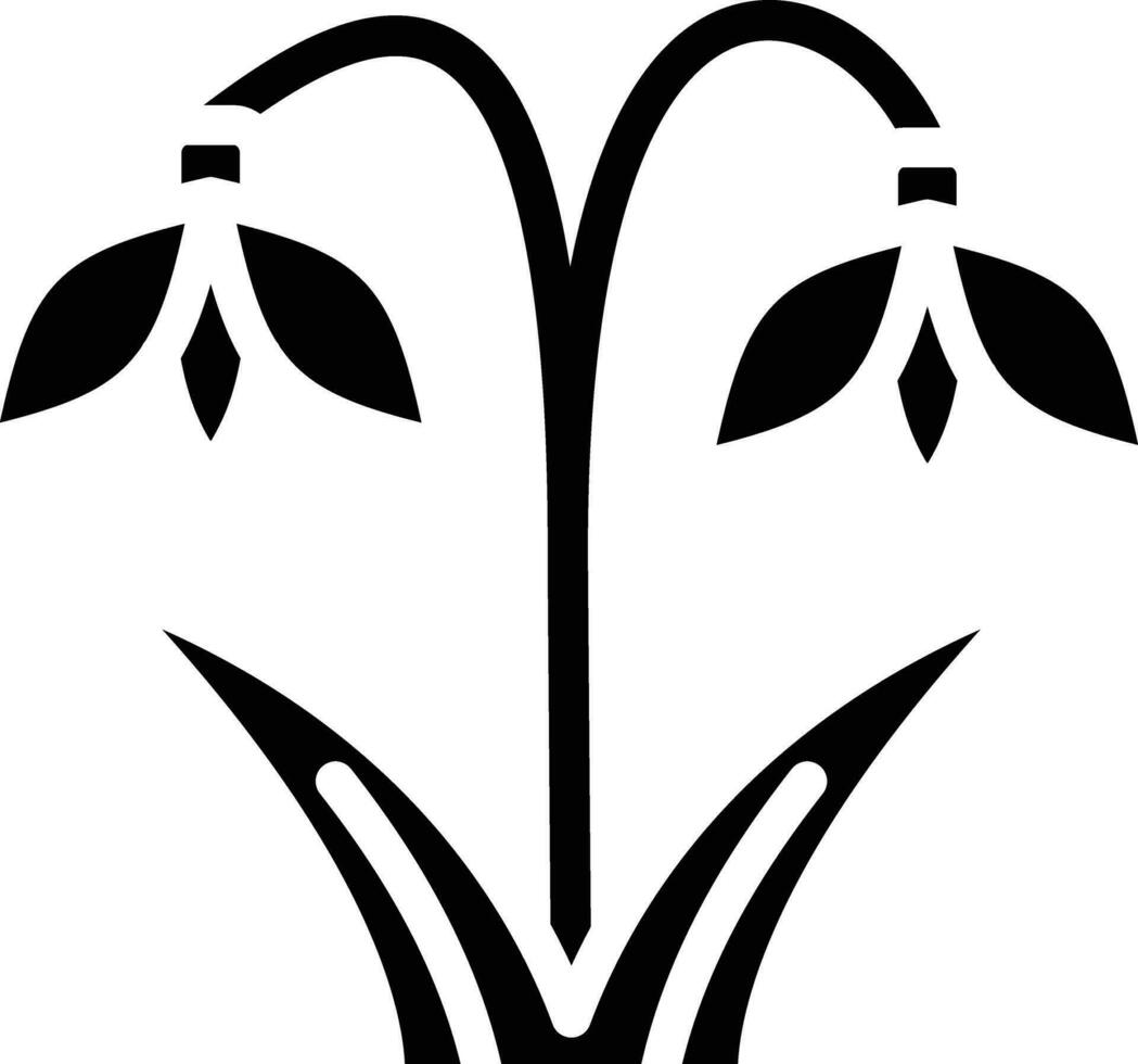 Schneeglöckchen Vektor Symbol