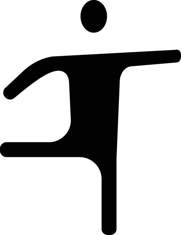 Gymnastik Vektor Symbol