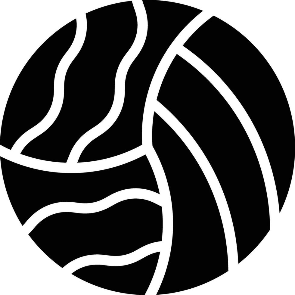 Volleyball-Vektor-Symbol vektor