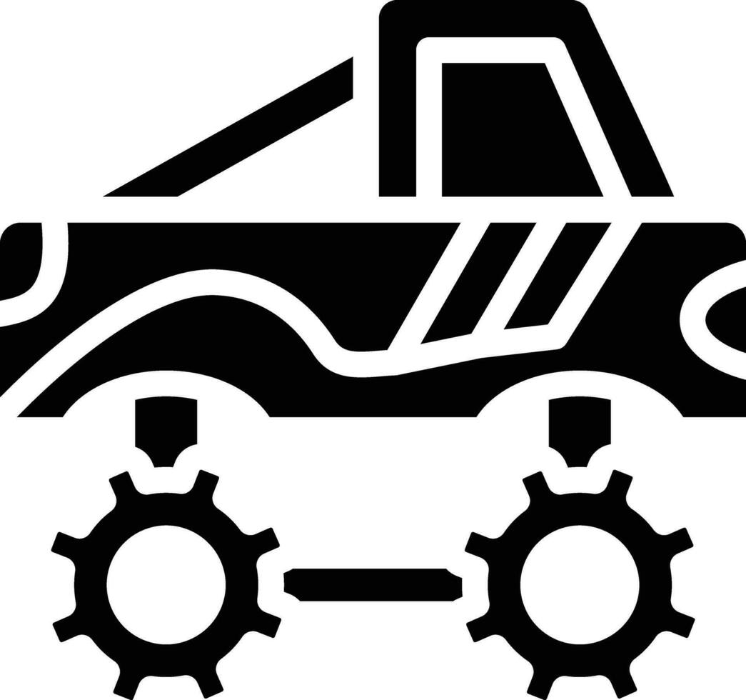 Rennen LKW Vektor Symbol