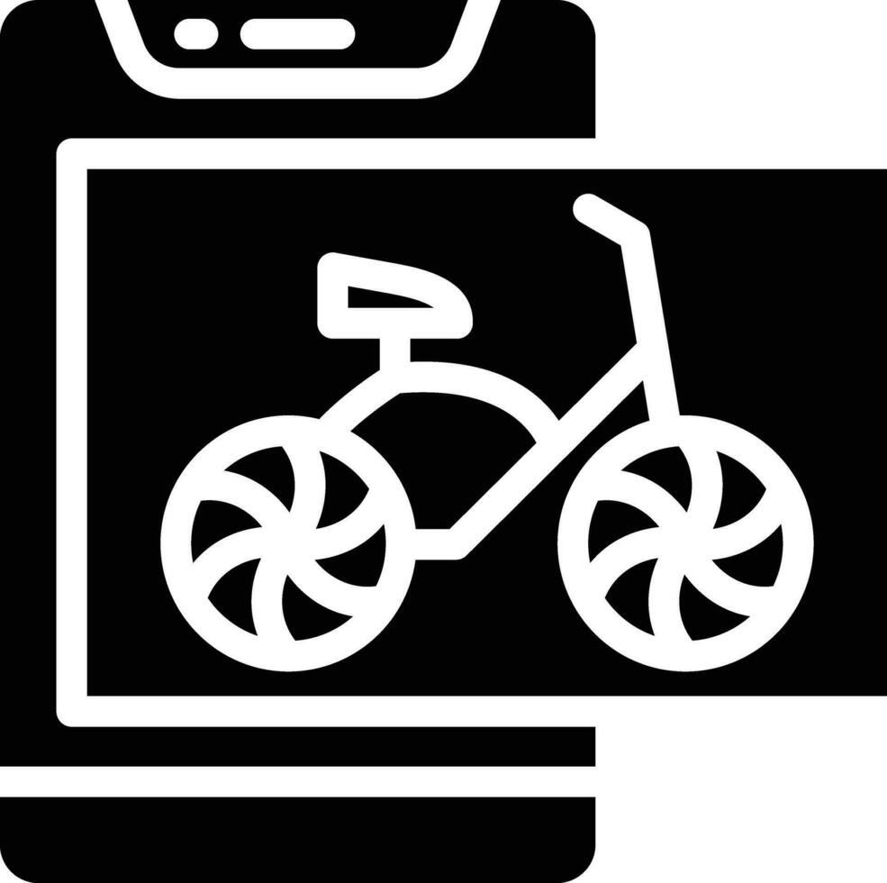 Fahrrad-Vektor-Symbol vektor