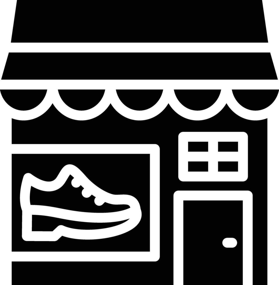sko affär vektor ikon