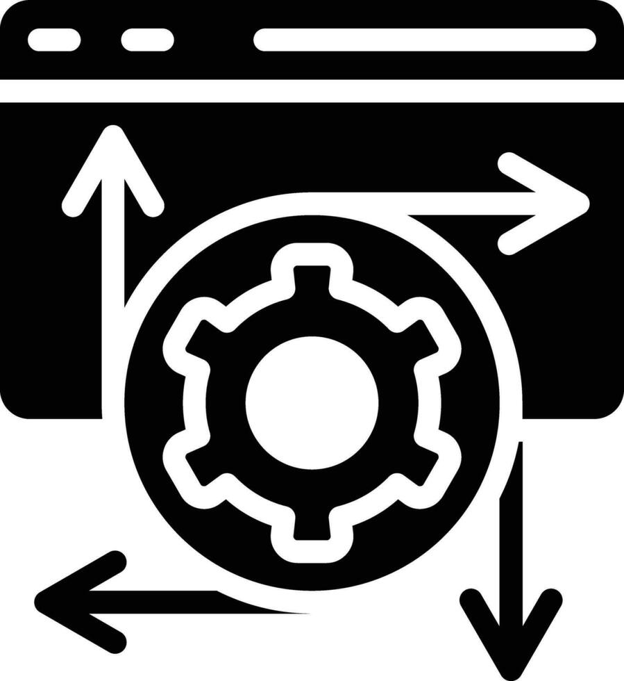 Modellieren api Vektor Symbol