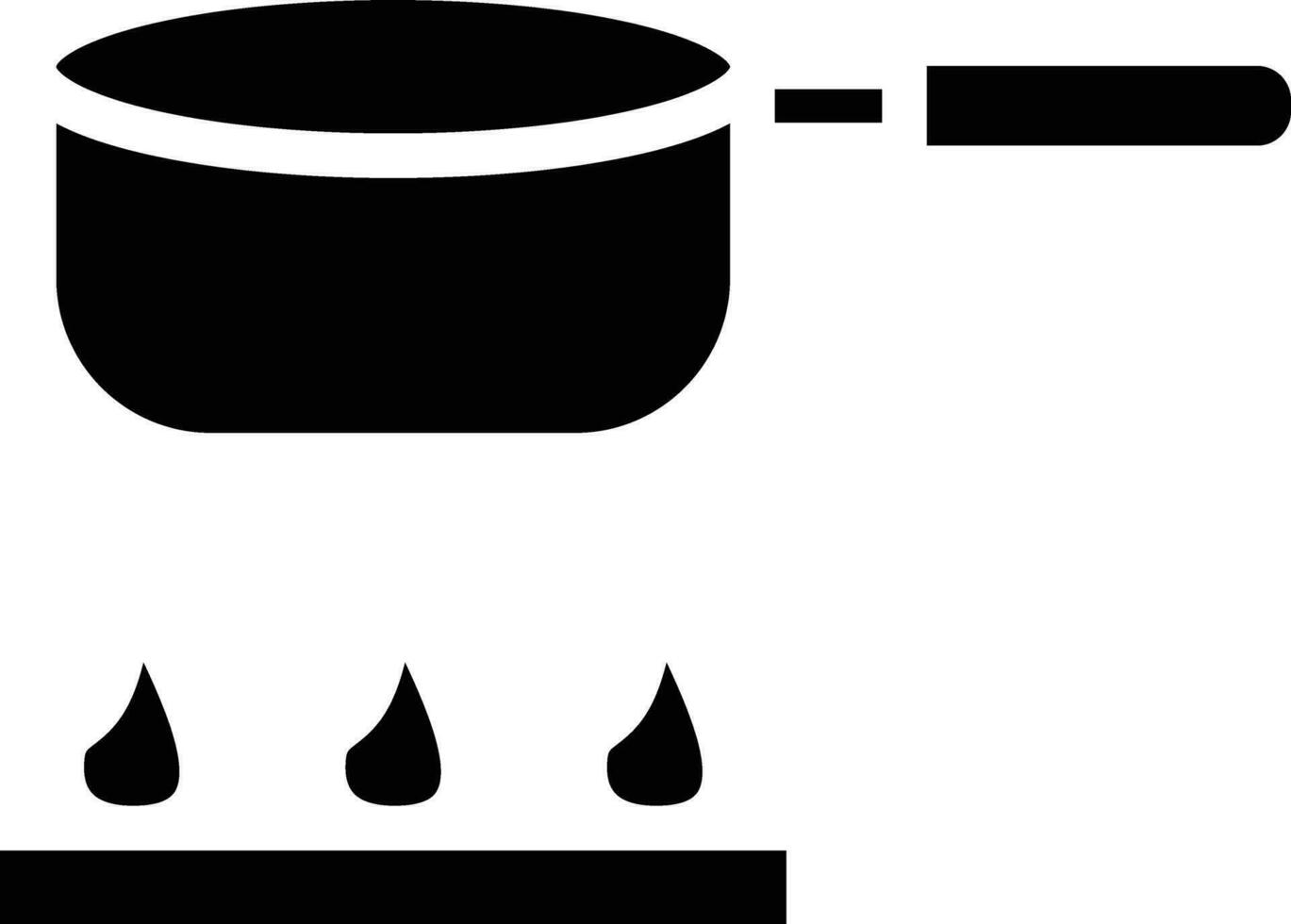 Wasser Kochen Vektor Symbol