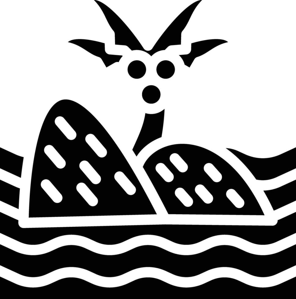 Insel Landschaft Vektor Symbol