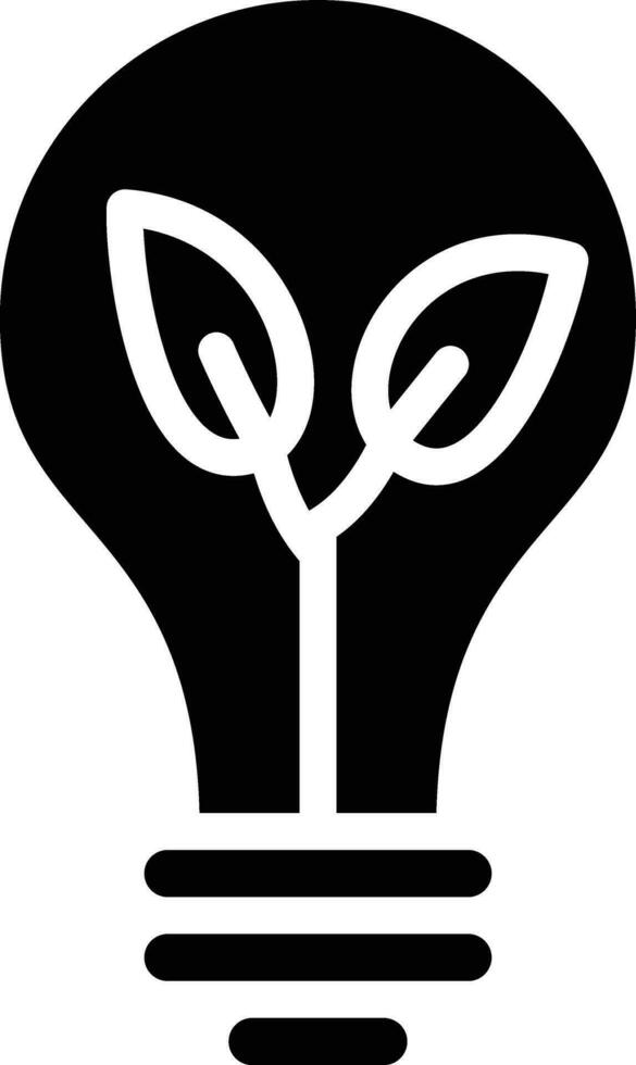 Öko Birne Vektor Symbol