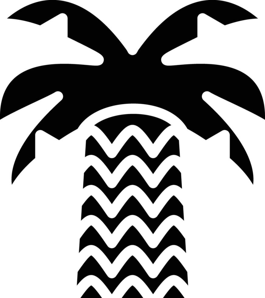 Palme Bäume Vektor Symbol