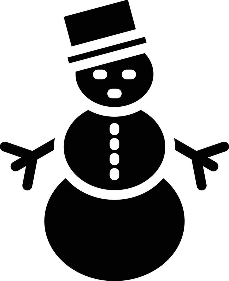 Schneemann-Vektor-Symbol vektor