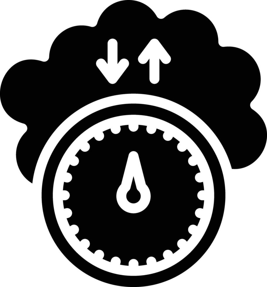 Luft Druck Vektor Symbol