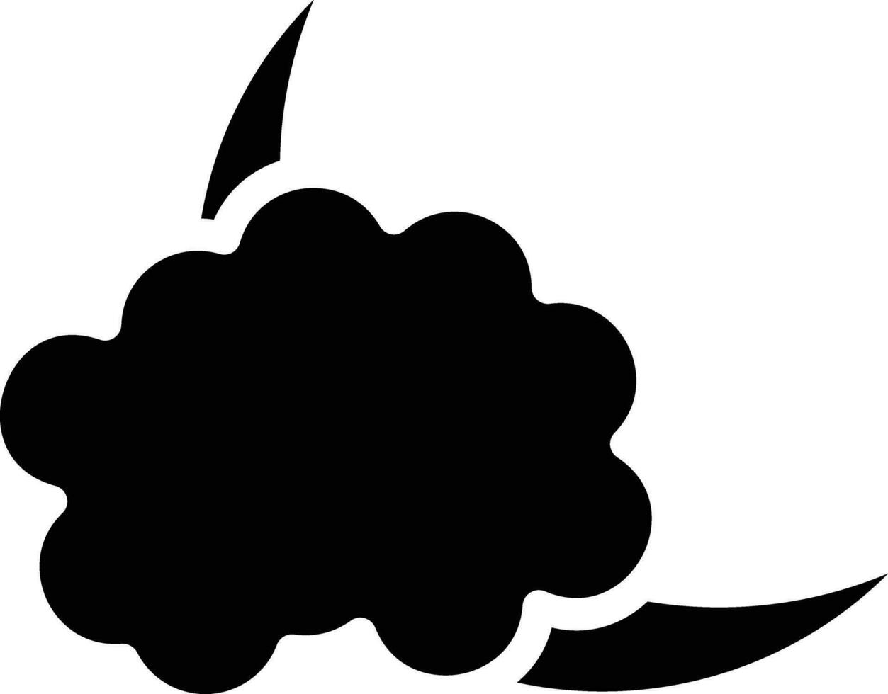 molnig natt vektor ikon