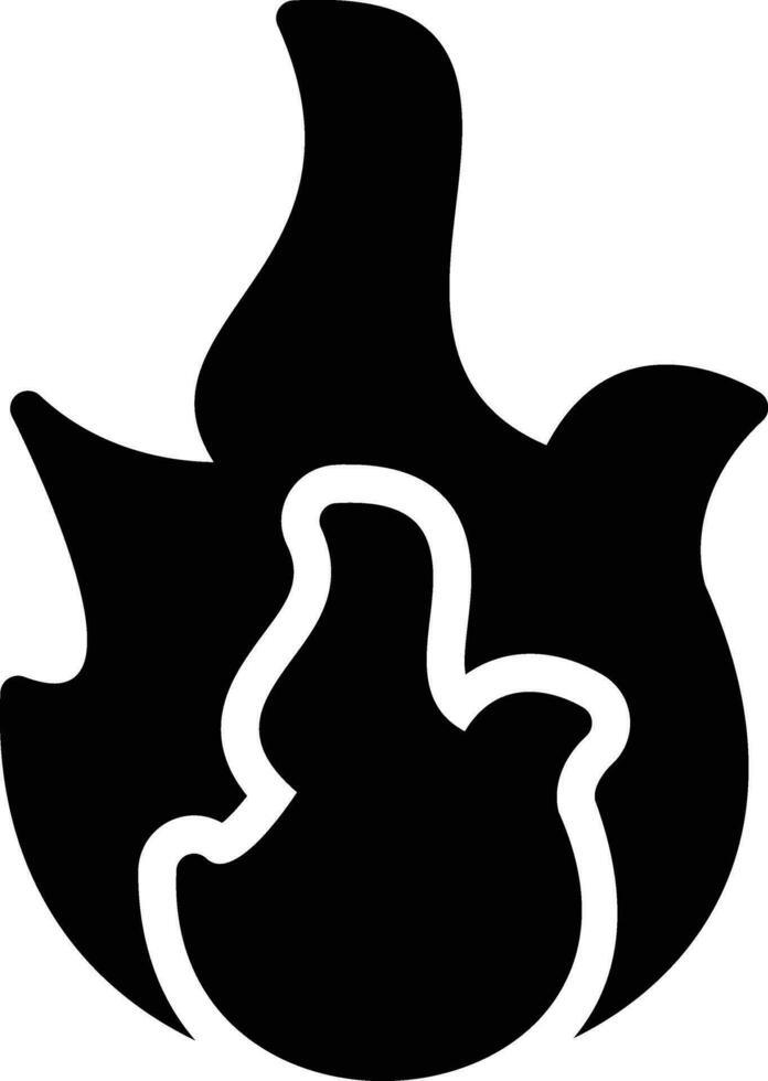 Symbol für Feuervektor vektor