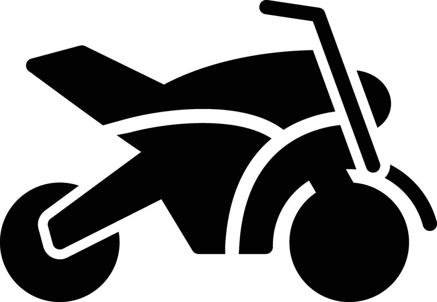 Motorrad-Vektor-Symbol vektor