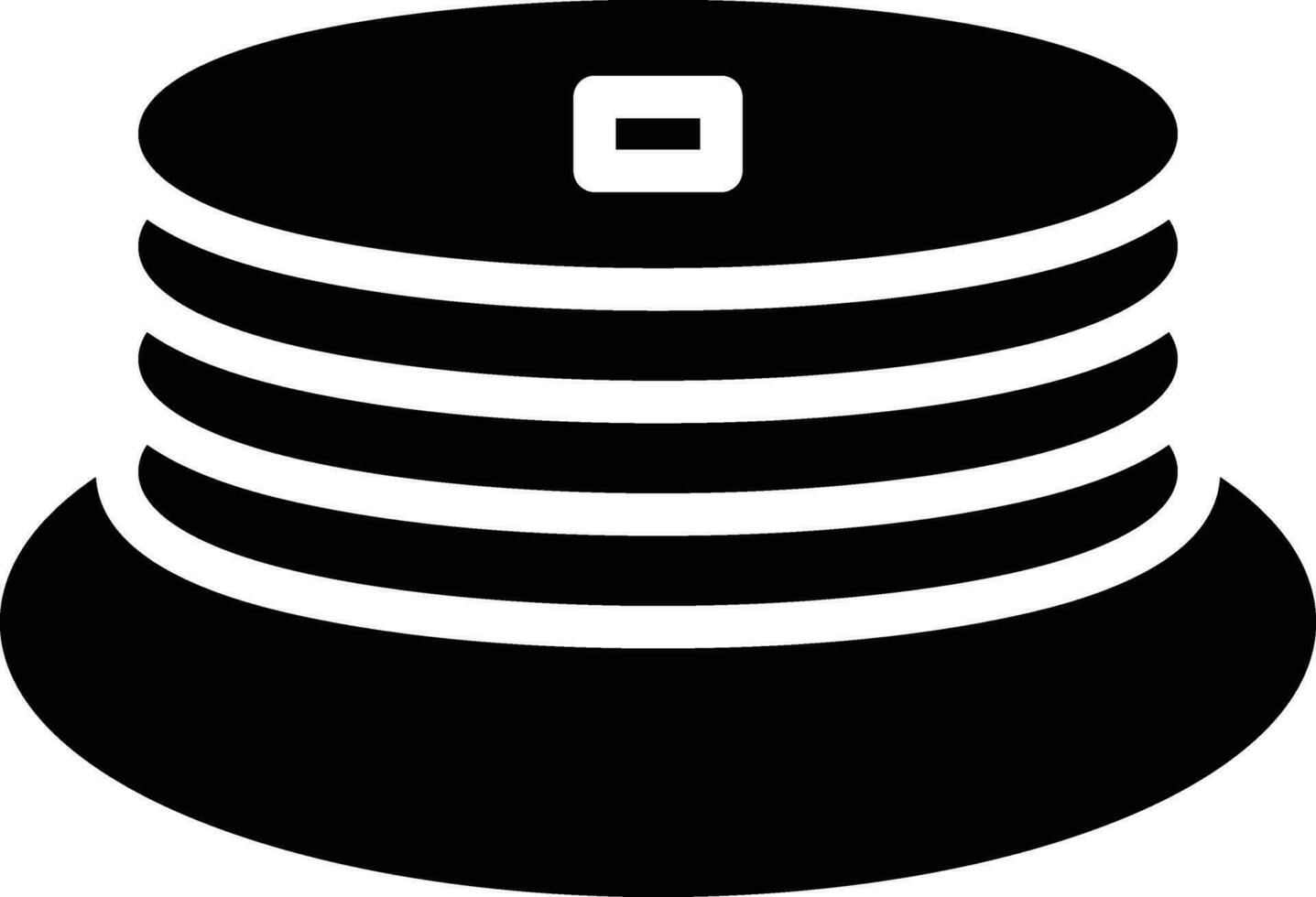 Pfannkuchen Vektor Symbol