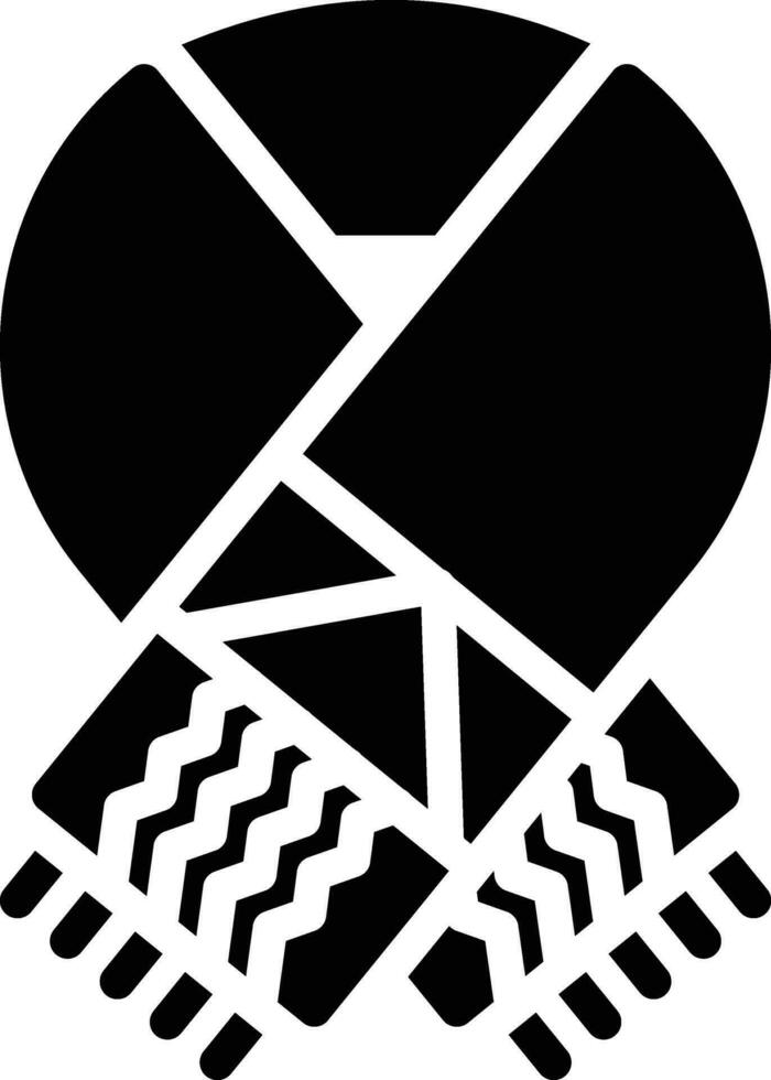 Schal-Vektor-Symbol vektor