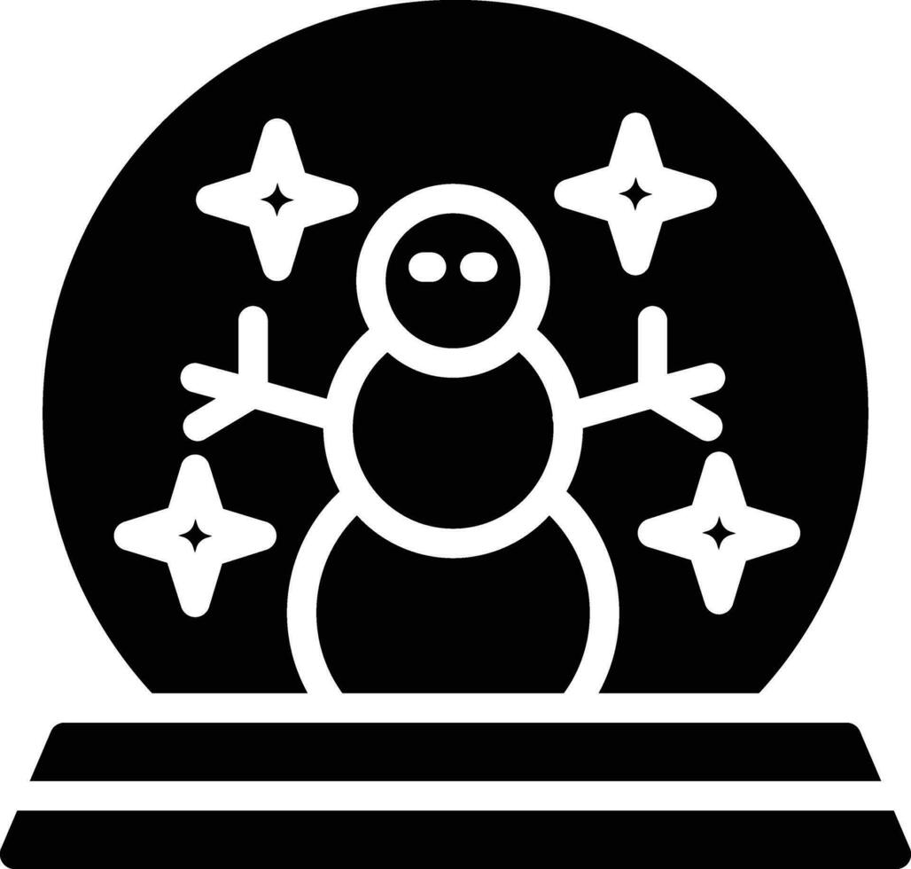 Schnee Globus Vektor Symbol