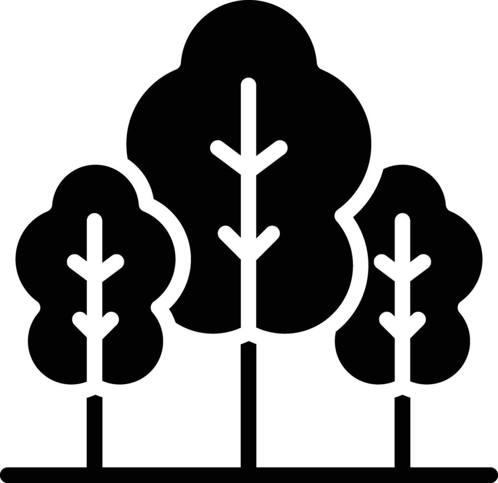 Wald-Vektor-Symbol vektor