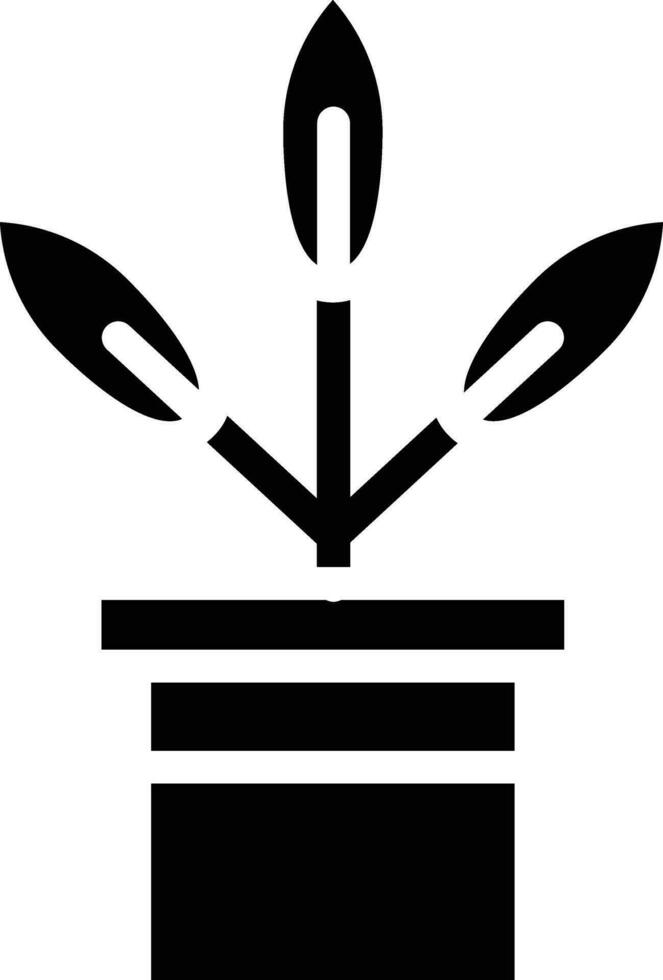 Vektorsymbol für Blumentopf vektor