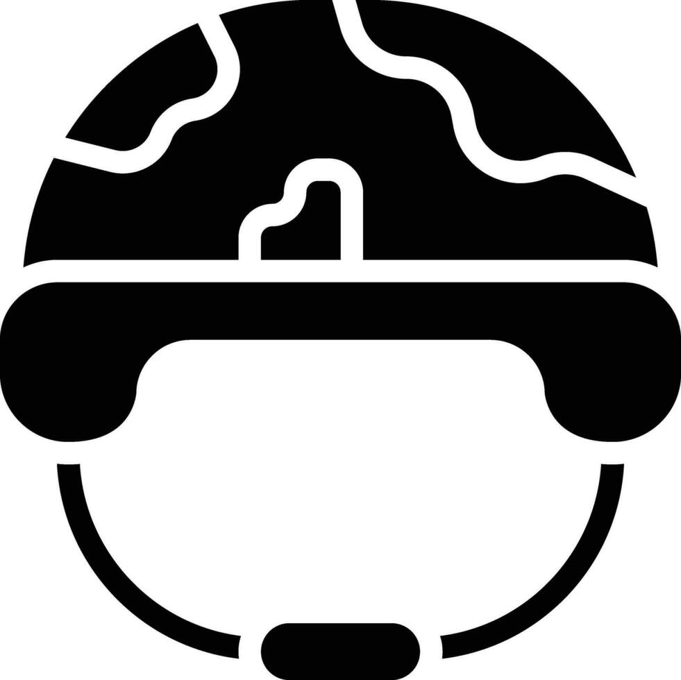 Soldat Helm Vektor Symbol