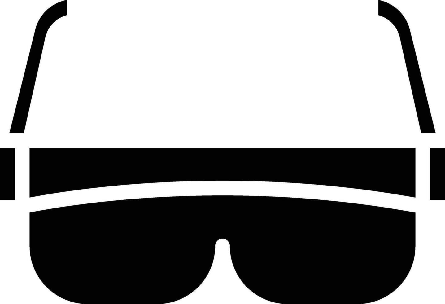 säkerhet glasögon vektor ikon