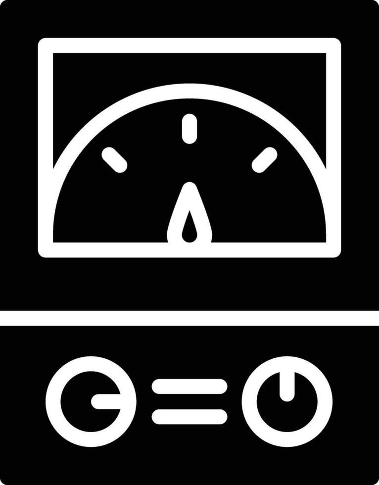 Amperemeter-Vektor-Symbol vektor