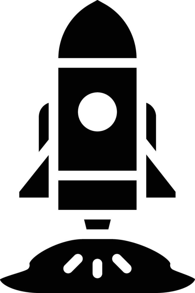 Raumfahrzeug Vektor Symbol