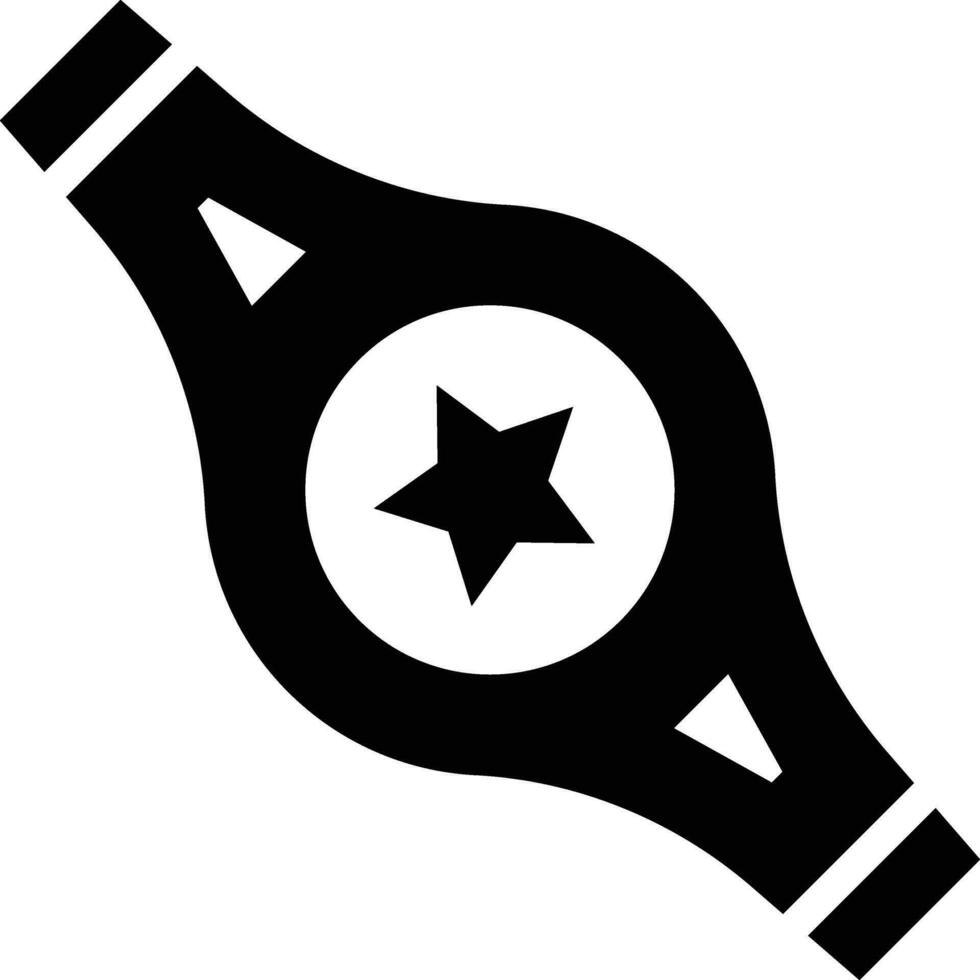 Champion-Gürtel-Vektor-Symbol vektor